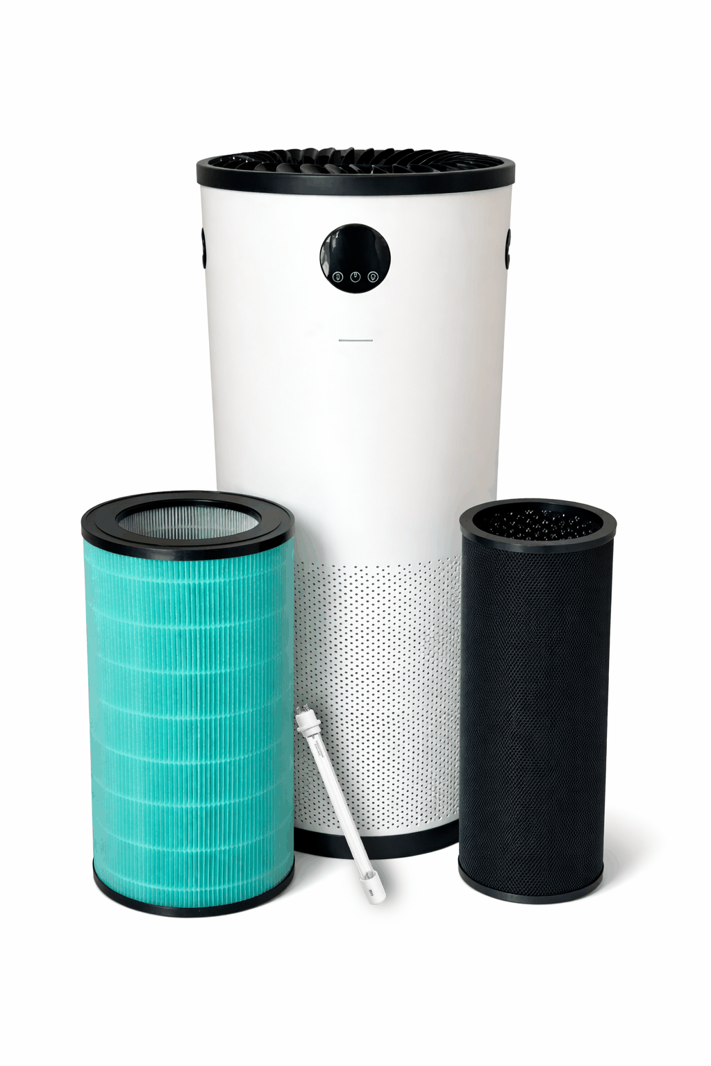 Complete replacement kit with HEPA filter, activated carbon filter, and lamp for Jade SCA5000C air purifier maintenance