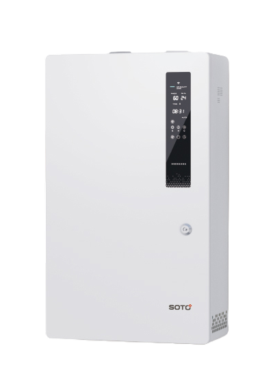 A wall-mounted air purifier